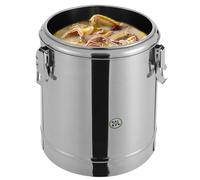 AUYART Seau isotherme, récipient à soupe avec 2 poignées anti-brûlure, boîte isotherme commerciale, grande capacité, anti-fuite, seau à glace, transport de soupes alimentaires (20 l)