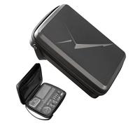 AuyKoo Sac de Transport pour DJI Osmo Action 5 Pro/4/3, Sac de Rangement Portable en polyuréthane, Sac de Voyage de Protection Rigide pour Osmo Action 5 Pro/4/3, Accessoires de caméra de Sport, Noir