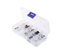 AUYXSSZ 250 pcs/boîte Voiture Tactile Bouton Poussoir télécommande