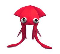 AUYXSSZ Amusez-Vous et créez des fêtes Originales avec Un Chapeau de Calamar ! Un Accessoire idéal pour divertir pour Tous Vos invités, Que ce Soit pour, Rose, 58 cm