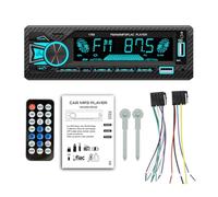 AUYXSSZ Autoradio Bluetooth MP3 rétro rétro avec éclairage d'ambiance 7 Couleurs, Radio FM et Tuner Haute sensibilité.