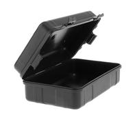 AUYXSSZ Boîte de Rangement pour Outils, Organisateur de, étui Robuste et résistant pour aux Chocs pour Le Transport d'objets. Boîte de Rangement épaisse, Noir, 20.2 x 12.1 x 7 cm