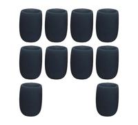 AUYXSSZ Bonnette anti-vent pour microphone cravate, mousse de,noir,70 mm | meilleure clarté sonore et des performances d'enregistrement optimales, prolongeant ainsi la durée de vie du microphone.