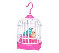 AUYXSSZ Cage à Oiseaux électrique Portable et Interactive avec Chants pour Enfants : Une expérience de Jeu et de décoration Amusante pour la Maison et Les
