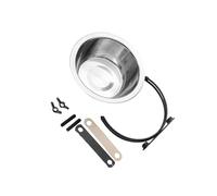 AUYXSSZ Cage empilable pour Oiseaux, perroquets et Lapins, idéale pour Nourriture et Eau de manière Efficace. Le Couvercle ne se renverse Pas. Cage, Argent, 150 ML