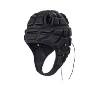 AUYXSSZ Casque de Rugby Ajustable pour Enfants, Rembourrage Souple et ventilé, Confortable et Protecteur, idéal pour Le Tennis et Le Rugby, Noir, S