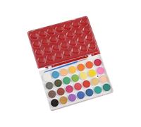 AUYXSSZ Coffret de peinture aquarelle en forme de cœur pour encourager la créativité et réaliser de magnifiques cadeaux de Saint-Valentin. Coffret de, 28 couleurs