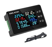 AUYXSSZ Compteur électrique Intelligent pour la Maison, doté de Multiples Fonctions de Mesure de Tension, de Courant et d'électricité. Affichage Clair des
