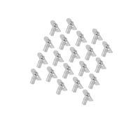 AUYXSSZ Connecteur de Joint d'échafaudage - Pièces métalliques galvanisées Robustes - Installation Facile pour Une Utilisation Quotidienne - Connecteur de, Argent, 12x45mm