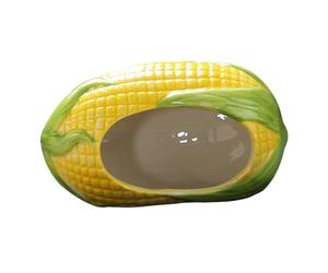 AUYXSSZ Décoration en céramique pour Maison de Hamster : Un nid Unique en Forme de légume Qui embellit Le nid de Ces Petits Animaux. Accessoire idéal pour Les Petits, Forme du maïs