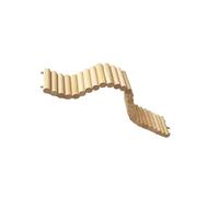 AUYXSSZ Ensemble d'activités pour Souris et Hamsters Comprenant des échelles Flexibles et des balançoires en Bois Naturel pour Jeux Amusants. Accessoires
