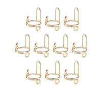 AUYXSSZ Ensemble d'anneaux à ongles, accessoire de déclaration de mode de taille réglable pour les amateurs de nail art avec un usage quotidien, anneaux à, or