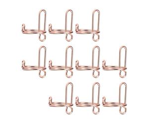 AUYXSSZ Ensemble d'anneaux à ongles, accessoire de déclaration de mode de taille réglable pour les amateurs de nail art avec un usage quotidien, anneaux à, or rose