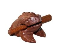 AUYXSSZ Grenouilles de percussion portables Guiro, petit instrument unique, cadeau idéal pour apprendre la musique en toute circonstance. Convient Pour aux, 7x7cm