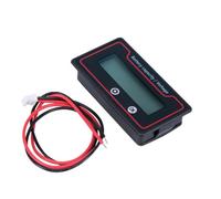 AUYXSSZ Indicateur de capacité de compteur de puissance de batterie affichage LCD léger testeur de tension d'économie d'énergie Portable numérique moto, Lumière verte