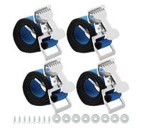 AUYXSSZ Kit de remplacement de sangles en nylon pour échasses de plaquiste - Accessoire robuste et réglable - Fixation facile - Boucles robustes en acier inoxydable