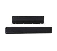 AUYXSSZ Le sillet de chevalet pour ukulélé offre des améliorations acoustiques essentielles. Ce sillet en ébène pour ukulélé 4 cordes permet de