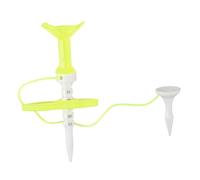 AUYXSSZ Le Tee de positionnement de Balle de Golf améliore Les séances d'entraînement. Ce Tee incassable est Un Choix de prédilection. Non Seulement il, Jaune, 8.7 cm