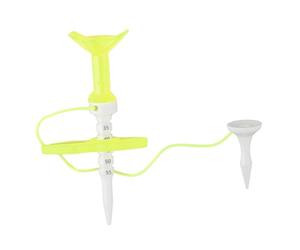 AUYXSSZ Le Tee de positionnement de Balle de Golf améliore Les séances d'entraînement. Ce Tee incassable est Un Choix de prédilection. Non Seulement il, Jaune, 8.7 cm