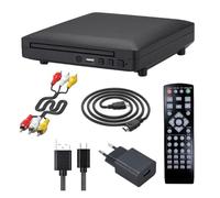 AUYXSSZ Lecteur DVD Mini Compact offrant Une Prise en Charge Full HD 1080p avec Lecteur DVD Mini USB HD-MI pour Smart TV prenant en Charge Les lecteurs de