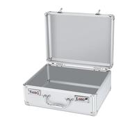AUYXSSZ Mallette à Outils en Aluminium Efficace et spacieuse, idéale pour Les techniciens de Maintenance ayant Besoin d'un Rangement fiable pour Leurs Outils. Organisateur, Blanc, Mot de Passe M