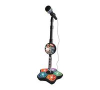 AUYXSSZ Microphone et Support innovants pour Chanter en chœur avec Les Enfants. Machine Qui crée Une Ambiance Festive pour Chaque événement. Microphone , Noir , 100 x 21 cm