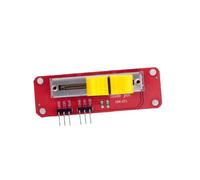 AUYXSSZ Mini potentiomètre coulissant, bloc de construction électronique, Module de quantité analogique double, Pour Micro potentiomètre coulissant en fer