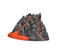 AUYXSSZ Outil pédagogique interactif : Figurine de Simulation d'éruption volcanique pour stimuler la créativité des Enfants et réaliser des projets, Léger Rugissement de pulvérisation, 12 x