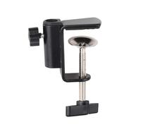AUYXSSZ Pince de fixation de table robuste avec support de microphone réglable et pince métallique pour lampe de bureau, pour une installation facile et