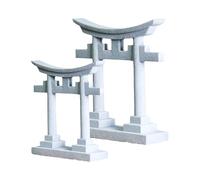 AUYXSSZ Porte Torii en Imitation Pierre pour Aquarium : Un élément décoratif Unique pour Un Aquarium Relaxant et apaisant. Accessoires d'aménagement