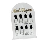 AUYXSSZ Présentoir de manucure, panneau d'affichage de rappel, utile comme tableau de rappel tout en présentant de beaux designs d'ongles, support de, Style A