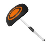 AUYXSSZ Sac de Voyage de Golf avec Tige Rigide et Structure Durable, Indispensable pour Transporter Votre équipement et Accessoires de Golf. Tige de Support, Argent Orange, 20 x 13.5 cm