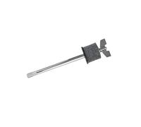 AUYXSSZ Support de cymbales pour rack, accessoire de batterie, avec pince réglable et coussinet en feutre épais pour protéger les cymbales. Filetage pour, Argent, 18 x 3.8 cm