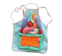 AUYXSSZ Tablier d'éveil corporel pour Enfants : Modèle 3D des Organes Humains, expérience d'apprentissage Interactive pour Encourager de saines habitudes , Rose , 30.8 x 35.7 cm