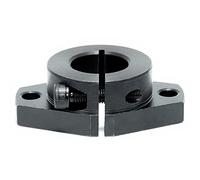AUZHU - STL - Métrique - Support en acier au carbone - Supports d'arbre de guidage - Colliers de serrage à bride fendue - Connecteurs de serrage pour tube - Supports de serrage pour colonnes -
