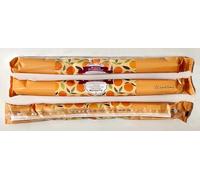 AUZIER CHABERNAC - Guimauve - Confiserie de Tradition - Lanières aux arômes naturels, style fête foraine : (Mandarine Lanière 32g. Lot de 3.)