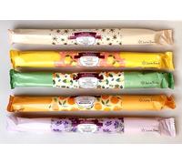 AUZIER CHABERNAC - Guimauve - Confiserie de Tradition - Lanières aux arômes naturels, style fête foraine : (Multi parfum Lanière 32g. Lot de 5.)