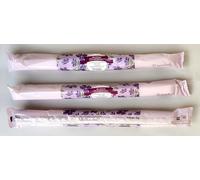 AUZIER CHABERNAC - Guimauve - Confiserie de Tradition - Lanières aux arômes naturels, style fête foraine : (Violette Lanière 32g. Lot de 3.)