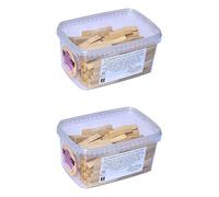 AUZIER CHABERNAC Pâte vanillée à la réglisse - Recette identique depuis 1923 - Confiserie de Tradition : (Boîte 100 lanières de 7 cm : Lot de 2)