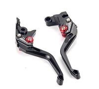 Auzkong Courte de Frein D'embrayage Leviers Réglables pour TRIUMPH SPEED TRIPLE 1050 2008-2010, 675 STREET TRIPLE R/RX 2009-2016, DAYTONA 675 2006-2017 Noir