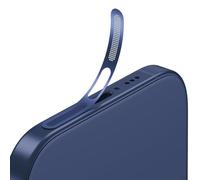 AUZOSL Lot de 5 autocollants anti-poussière en maille pour iPhone 17 Pro/Max, de haute qualité, protection contre la poussière pour canal de charge et haut-parleurs, installation facile (bleu profond