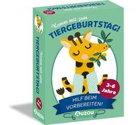 AUZOU 405016 Komm mit zum Tiergeburtstag - Hilf beim Vorbereiten Kinderspiel-Logik und Beobachtung