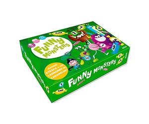 Auzou - Coffret Jeu : Monstres Amusants Funny Monsters, Multicolore (XOU-88721)