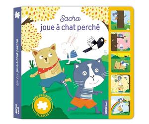 Auzou - Mes premiers puzzles - Sacha joue au chat perché