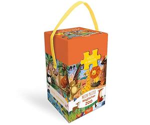 AUZOU Mon Puzzle Zoo Magique, Puzzle pour Enfants à partir de 5 Ans, avec Affiche, Puzzle de Zoo passionnant, pour 1 Joueur à partir de 5 Ans
