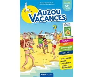 Auzou vacances - Du CP au CE1 2022 - Bénédicte BAZAILLE SOLLE - Auzou Philippe Eds - broché - Scolaire / Universitaire