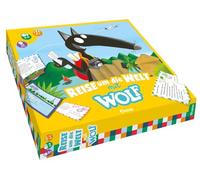 AUZOU - Voyage autour du monde avec loup - Jeux de société à partir de 5 ans - Jeux familiaux loup - Livre pour enfants - Jeu de voyage pour enfants - Apprentissage des pays - Pour 3 à 6 joueurs à