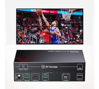 AV Access HDMI Extender Via IP Decoder, FHD 1080P@60Hz, Range up to 395ft/120m, One to One Or Much on Much, App Visual Control + RS232, Matrix Video Wall, Low Latency, Plug and Play (HDIP100D)