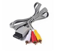 AV Cable for Wii Wii U, Audio Video AV Cable Cord for Nintendo Wii and Wii U, Compatible for Television