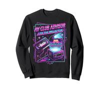 AV Club Advisor I Fix The Projector Funny Back to School Sweatshirt